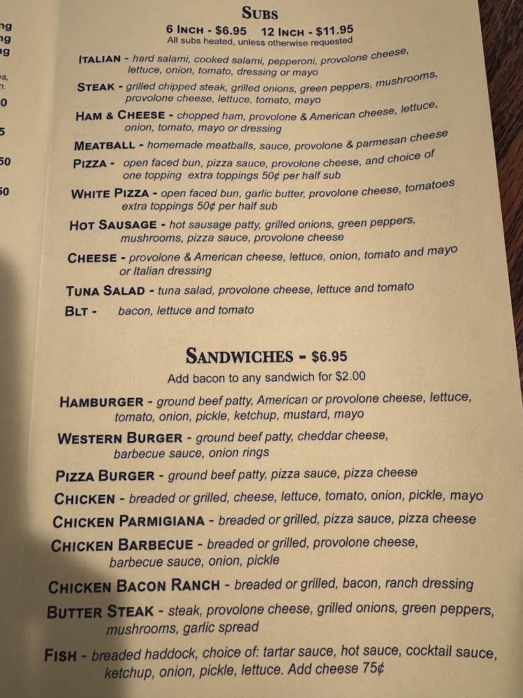 Turina's Pizza & Subs Menu image 3